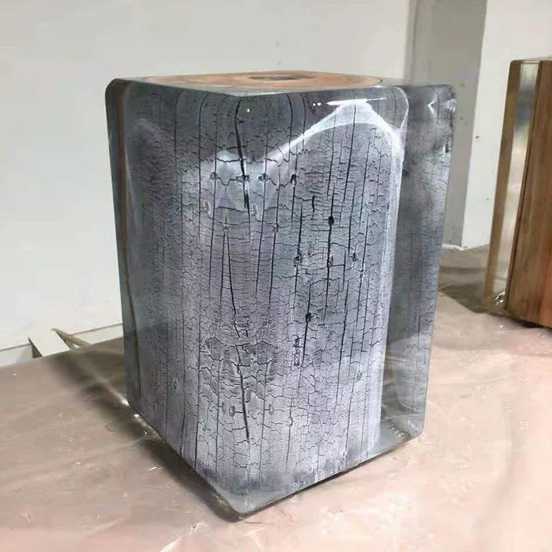 Custom made stump stool 12“ x 12” x 32" for Tracey Butler - MOOKA FURNITURE