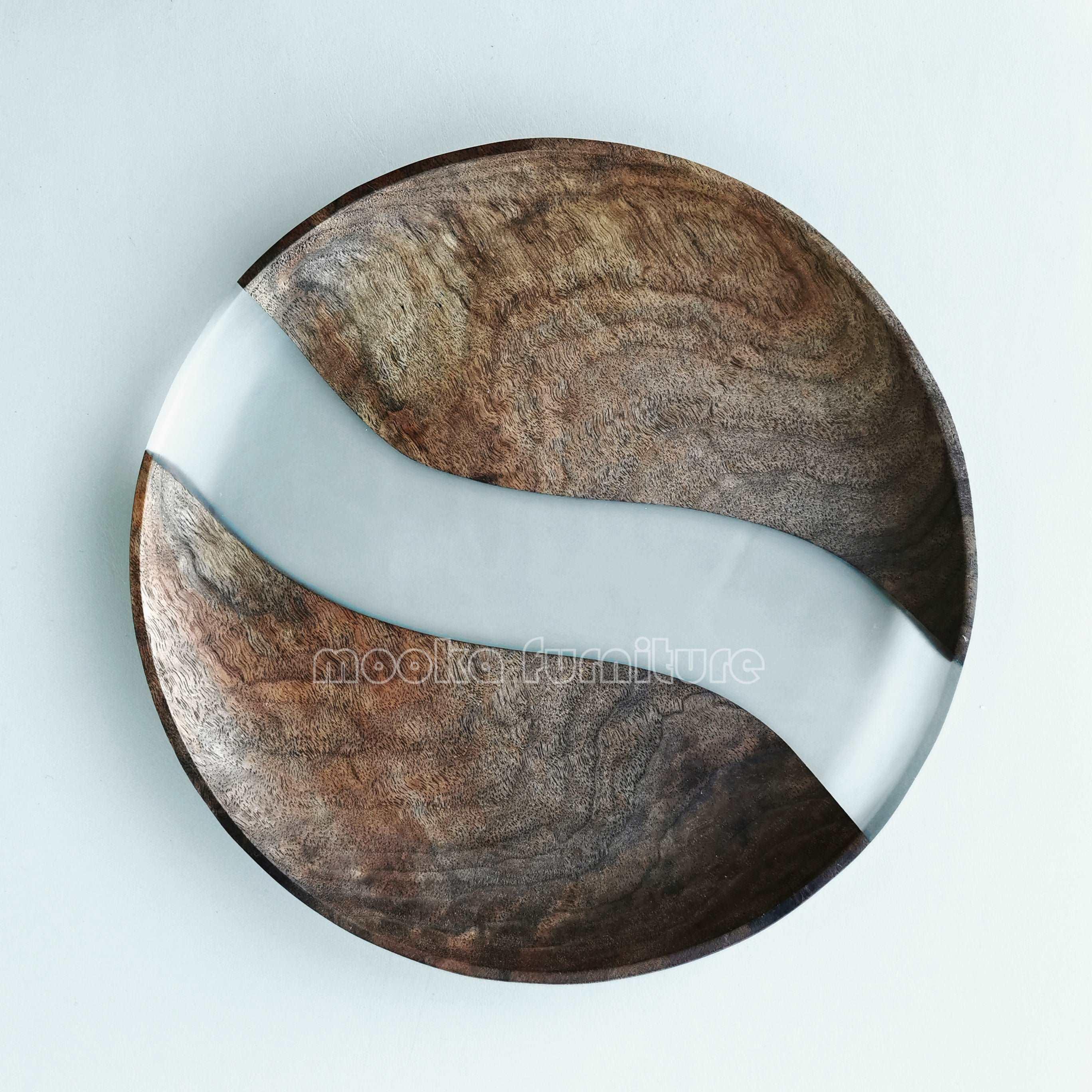 BLACK WALNUT RESIN TRAY FREE SHIPPING - MOOKA FURNITURE