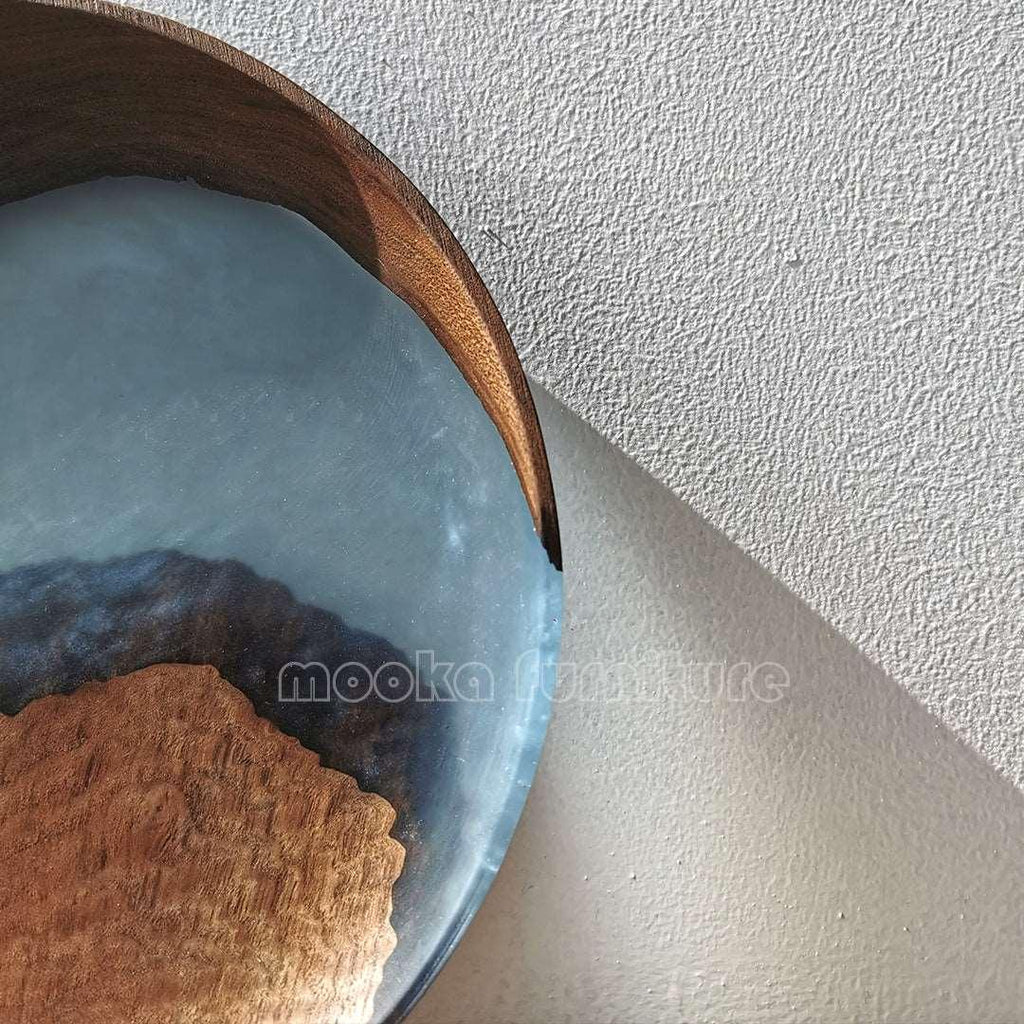 BLACK WALNUT RESIN TRAY FREE SHIPPING - MOOKA FURNITURE