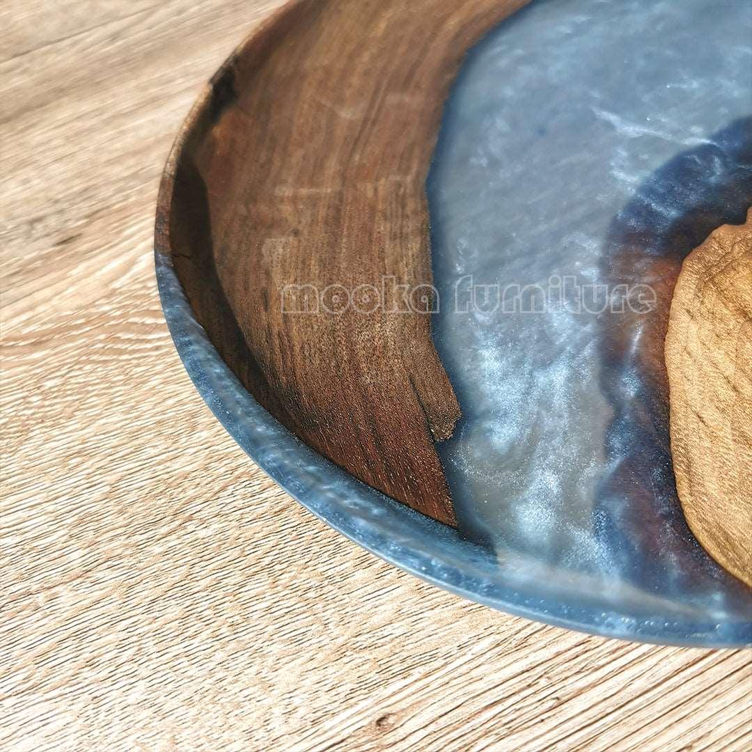 BLACK WALNUT RESIN TRAY FREE SHIPPING - MOOKA FURNITURE