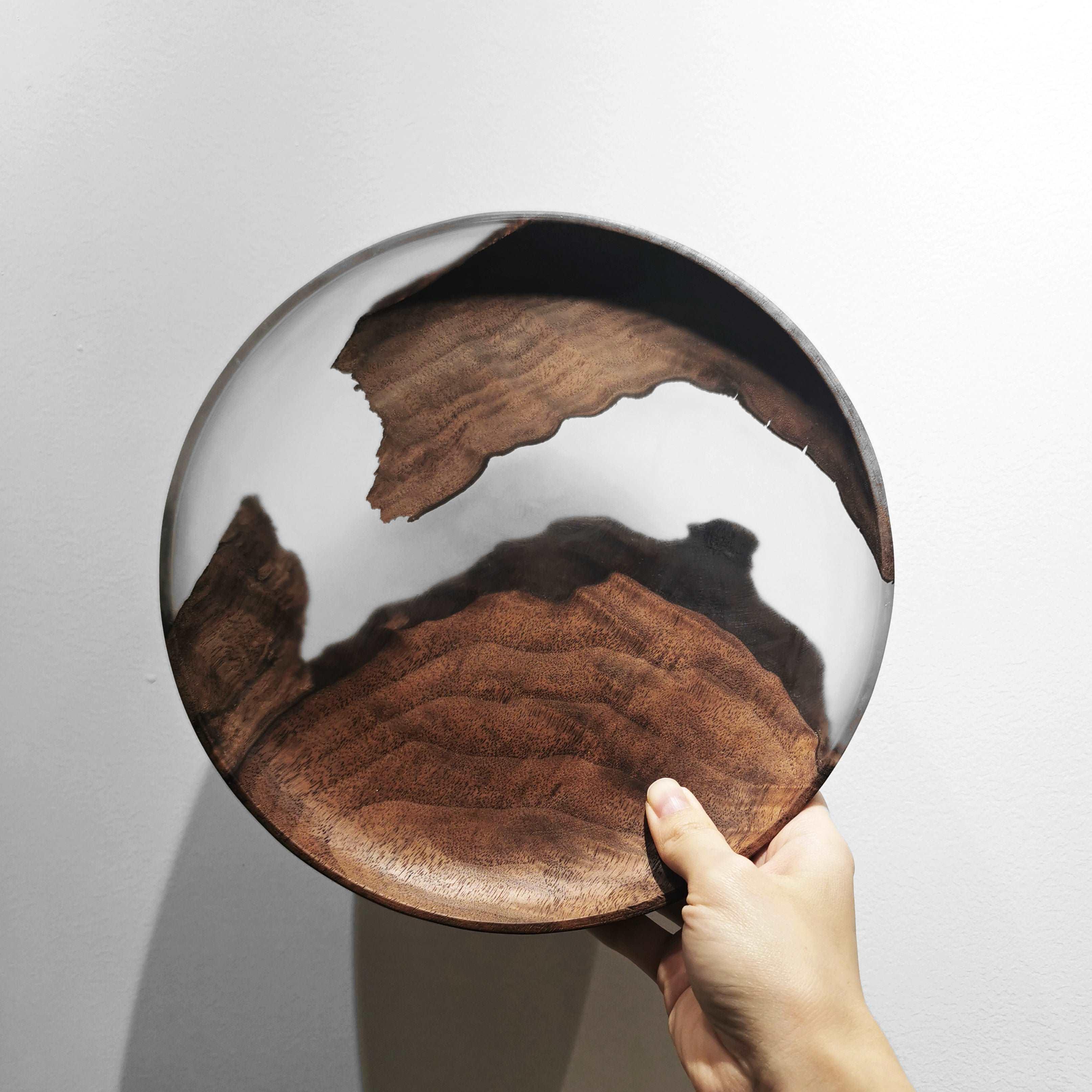 BLACK WALNUT RESIN TRAY FREE SHIPPING - MOOKA FURNITURE