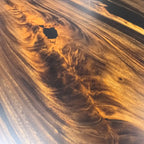 Rich wood grain big family dining table for 10-12 people - MOOKA FURNITURE