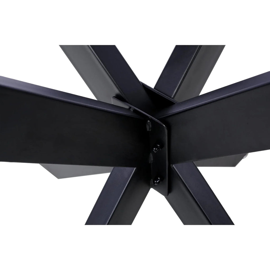 The Spider SPK Cross Table base 28" height matching to round table top for 6-8 people - MOOKA FURNITURE