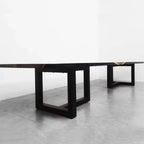 The T base 28" height matching to large table top 144" long for 14 people - MOOKA FURNITURE