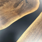 Boardroom table large table for 14 seaters conference table in black walnut custom made 12 foot - MOOKA FURNITURE