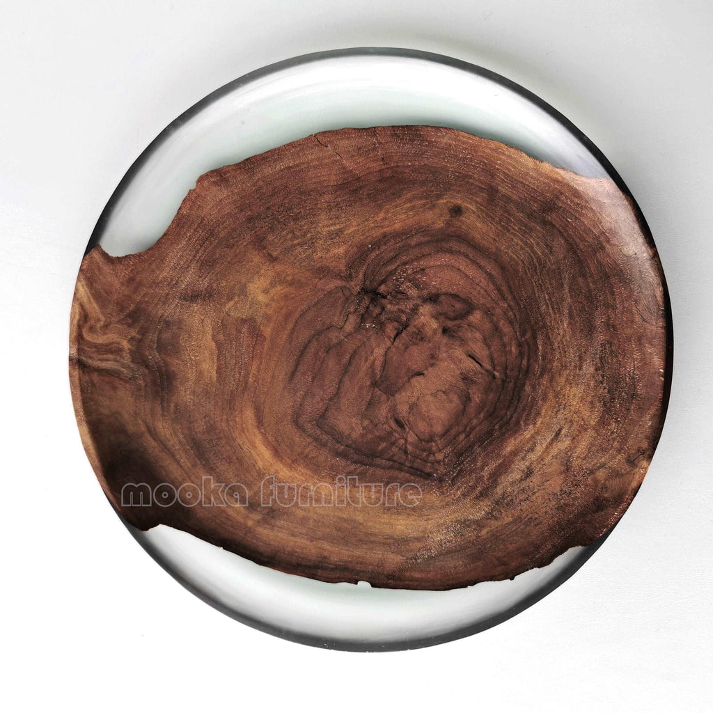 BLACK WALNUT RESIN TRAY FREE SHIPPING - MOOKA FURNITURE
