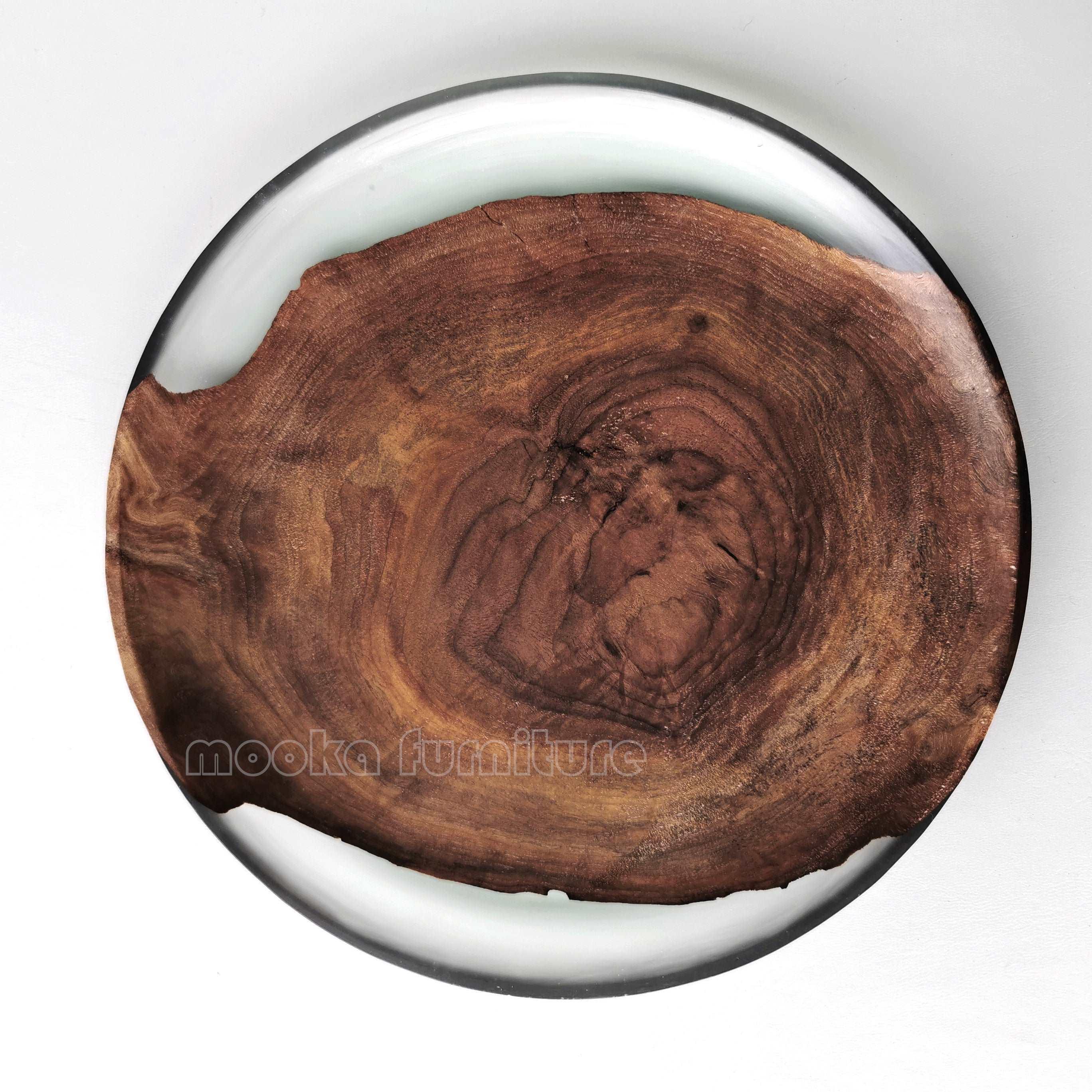BLACK WALNUT RESIN TRAY FREE SHIPPING - MOOKA FURNITURE