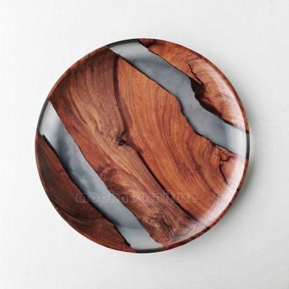 BLACK WALNUT RESIN TRAY FREE SHIPPING - MOOKAFURNITURE