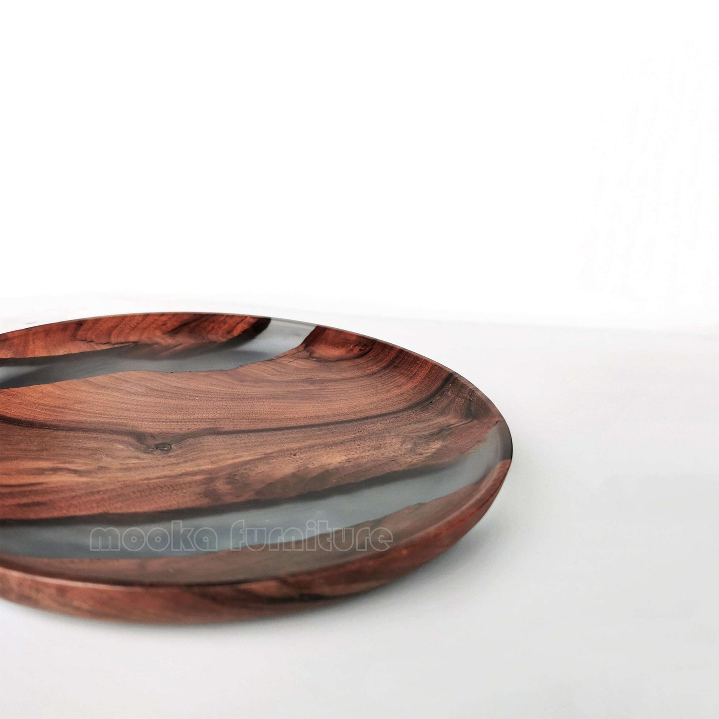 BLACK WALNUT RESIN TRAY FREE SHIPPING - MOOKAFURNITURE