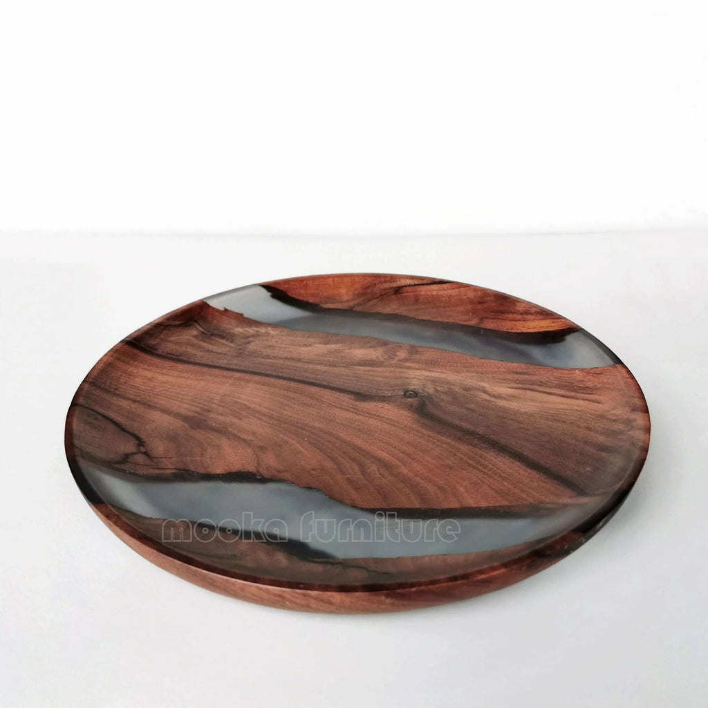BLACK WALNUT RESIN TRAY FREE SHIPPING - MOOKA FURNITURE