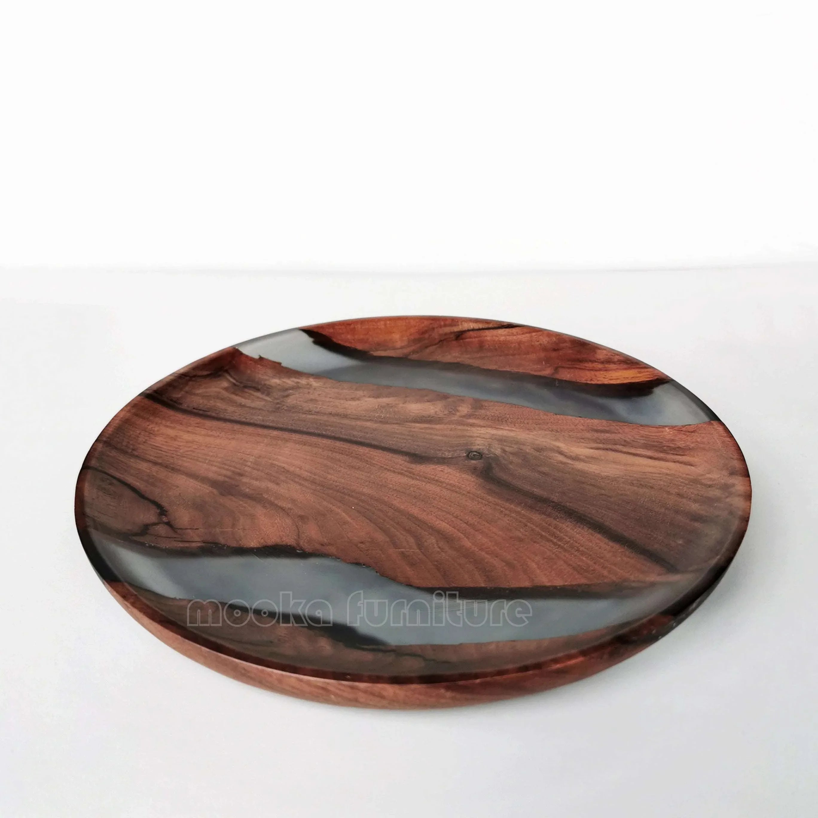 BLACK WALNUT RESIN TRAY FREE SHIPPING - MOOKA FURNITURE