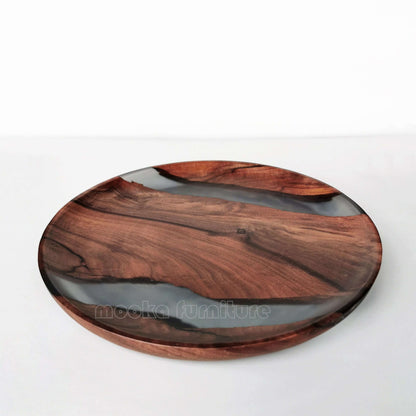 BLACK WALNUT RESIN TRAY FREE SHIPPING - MOOKAFURNITURE