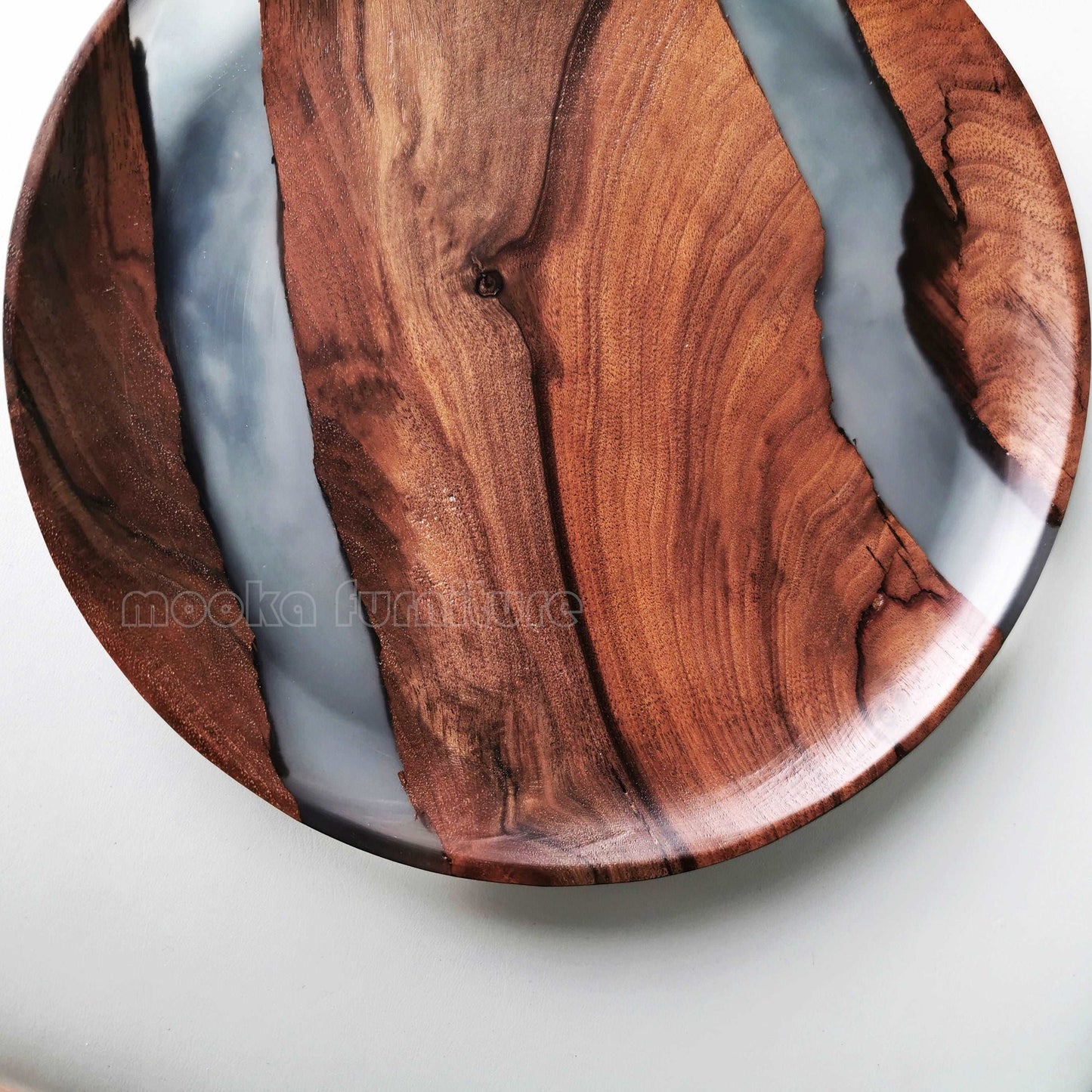 BLACK WALNUT RESIN TRAY FREE SHIPPING - MOOKAFURNITURE