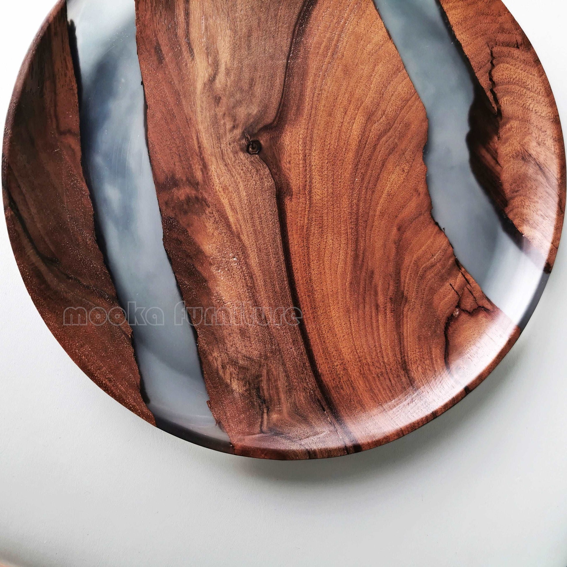 BLACK WALNUT RESIN TRAY FREE SHIPPING - MOOKAFURNITURE