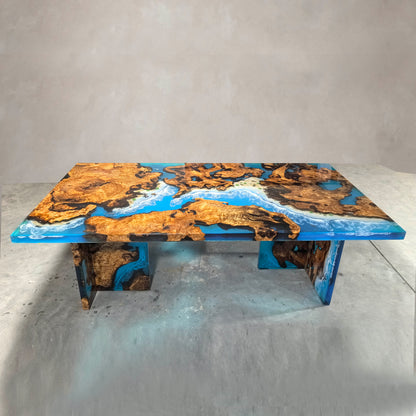 "Ocean's Embrace " Executive table Art Table