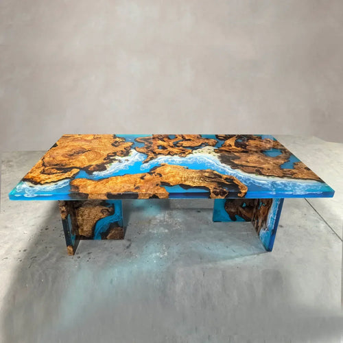 "Ocean's Embrace " Executive table Art Table - MOOKA FURNITURE