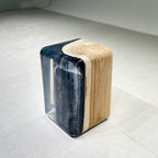 Burned wood resin stump stool end table home decorate - MOOKA FURNITURE