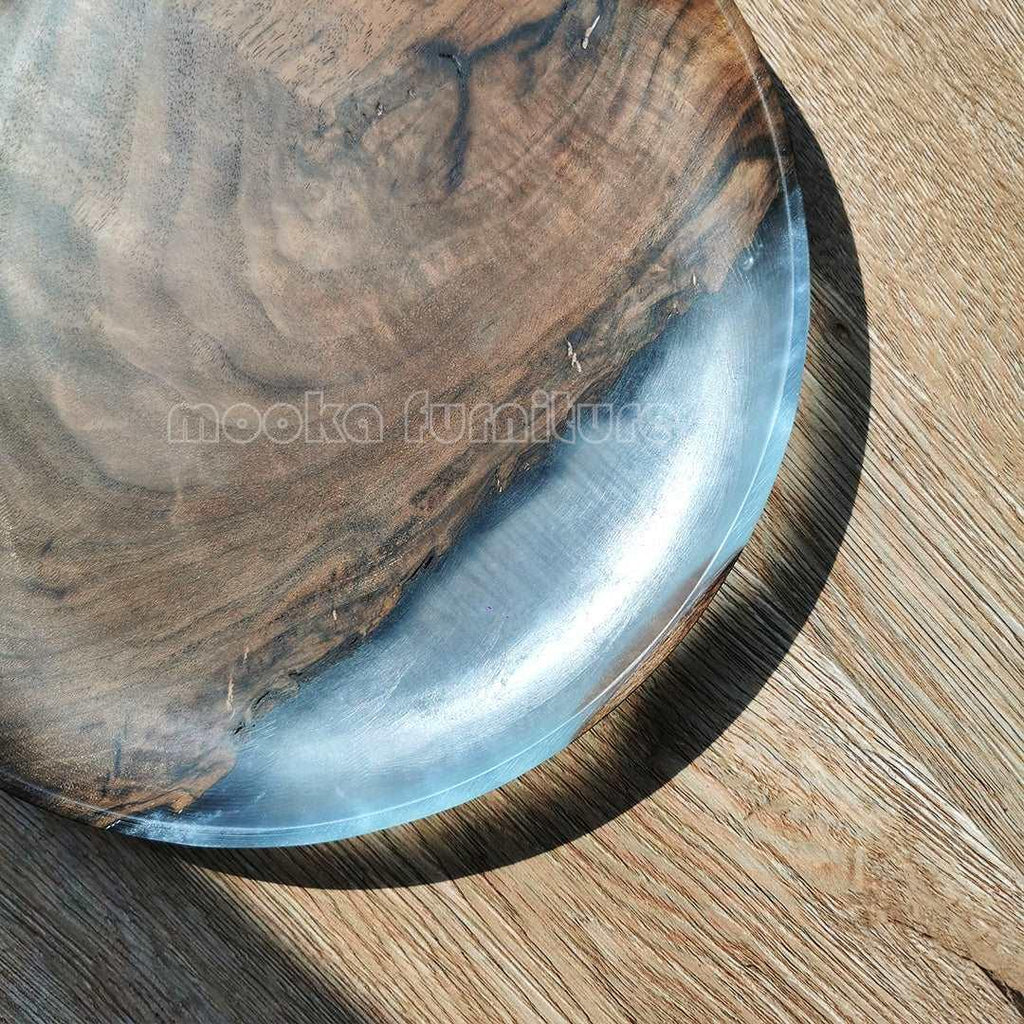 BLACK WALNUT RESIN TRAY FREE SHIPPING - MOOKA FURNITURE