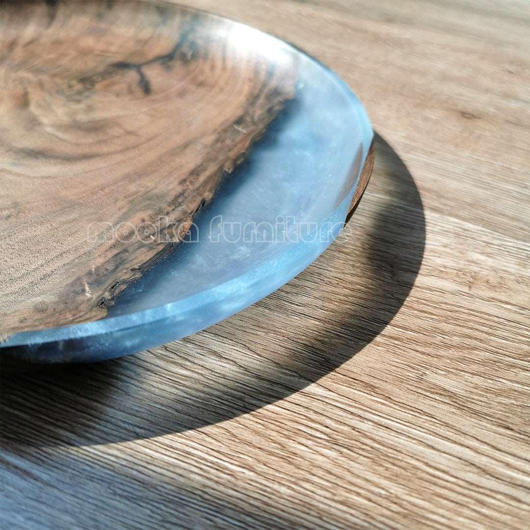 BLACK WALNUT RESIN TRAY FREE SHIPPING - MOOKA FURNITURE