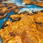 "Ocean's Embrace " Executive table Art Table - MOOKA FURNITURE