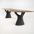 Metal Table Legs  L26.94" W9" H28" set of 2 Flowyline 413 Ramo