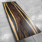 14 person conference table 144inch solid wood river table bespoke table - MOOKA FURNITURE