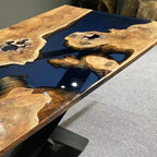 Custom made table top 55” X 27” (Gold Camphorwood 13)  for Dirk Maes