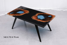Load image into Gallery viewer, diy Black Resin Table - MOOKAFURNITURE