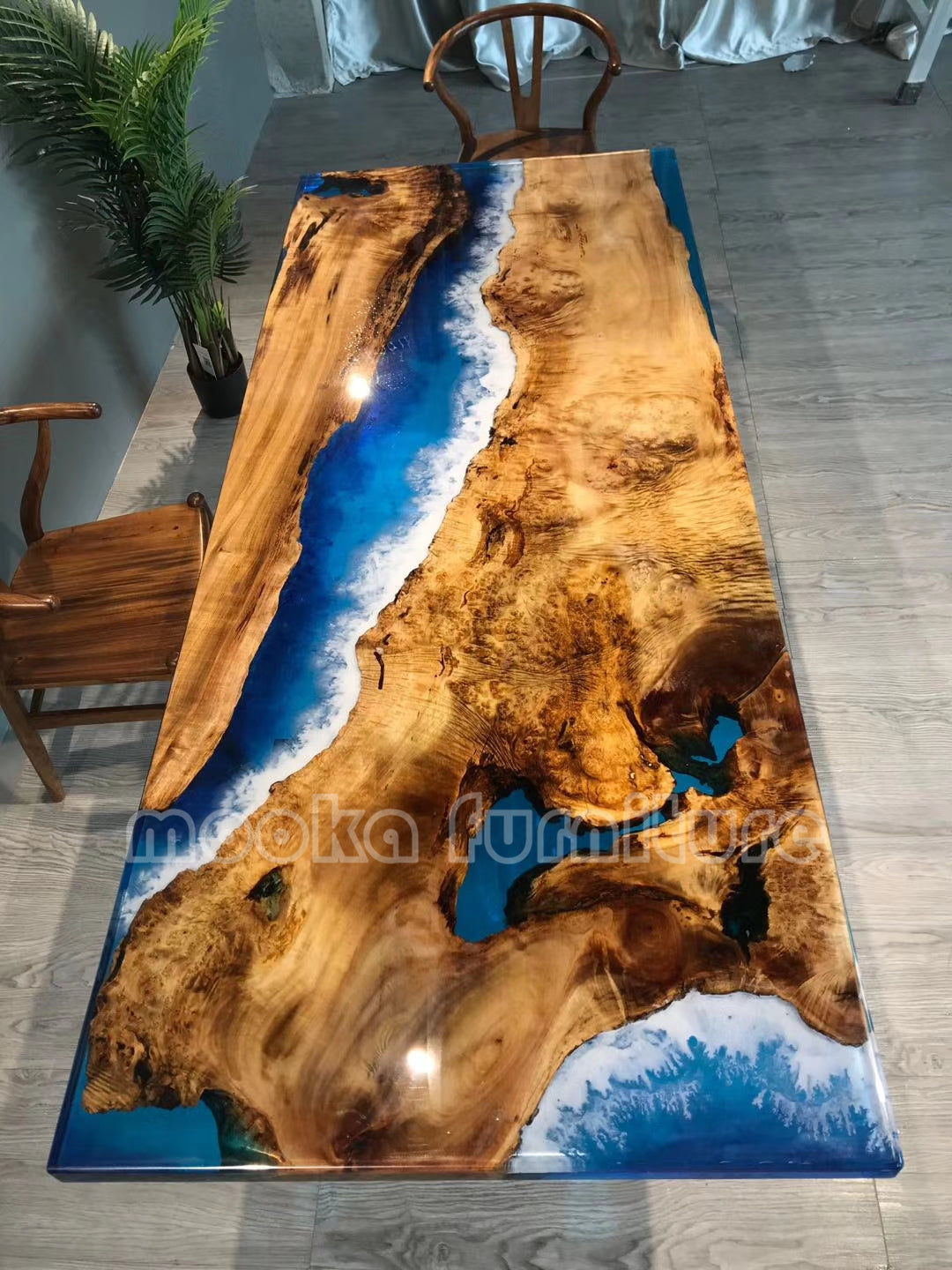 River Dining Table - MOOKAFURNITURE