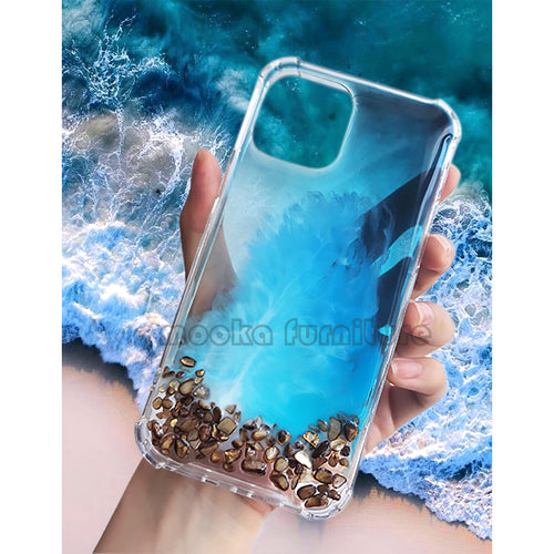 Ocean Resin Mobile Phone Shell Phone case - MOOKAFURNITURE