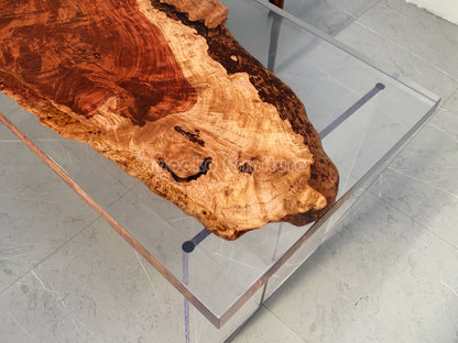 Resin Wood Table - MOOKAFURNITURE