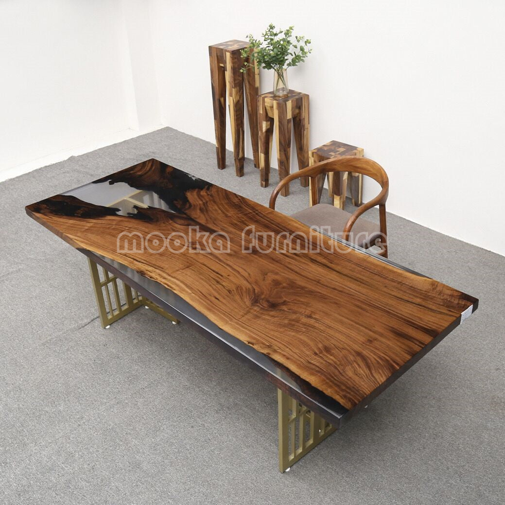 Resin River Table - MOOKAFURNITURE