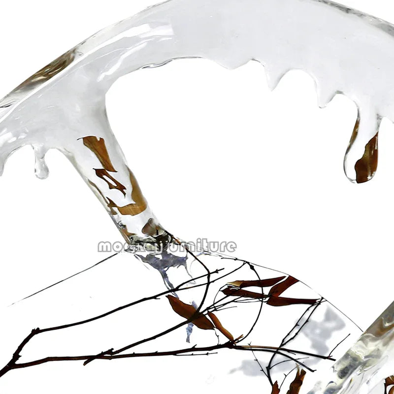 Resin Crystal Dining Chair - MOOKA FURNITURE