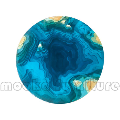 unique blue ocean abyss table - MOOKAFURNITURE