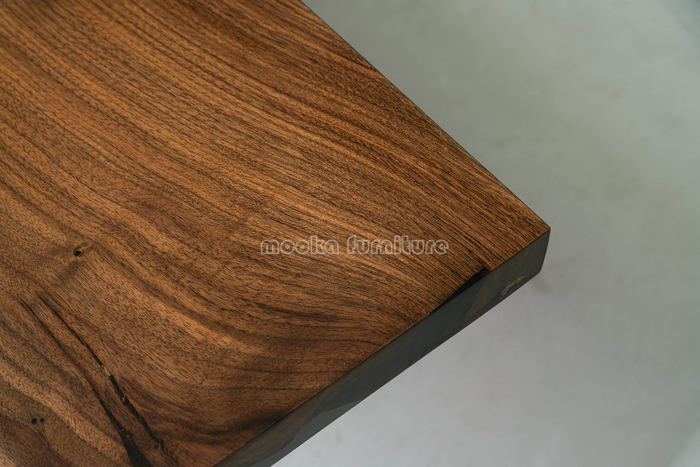 Resin Wood Dining Table - MOOKAFURNITURE