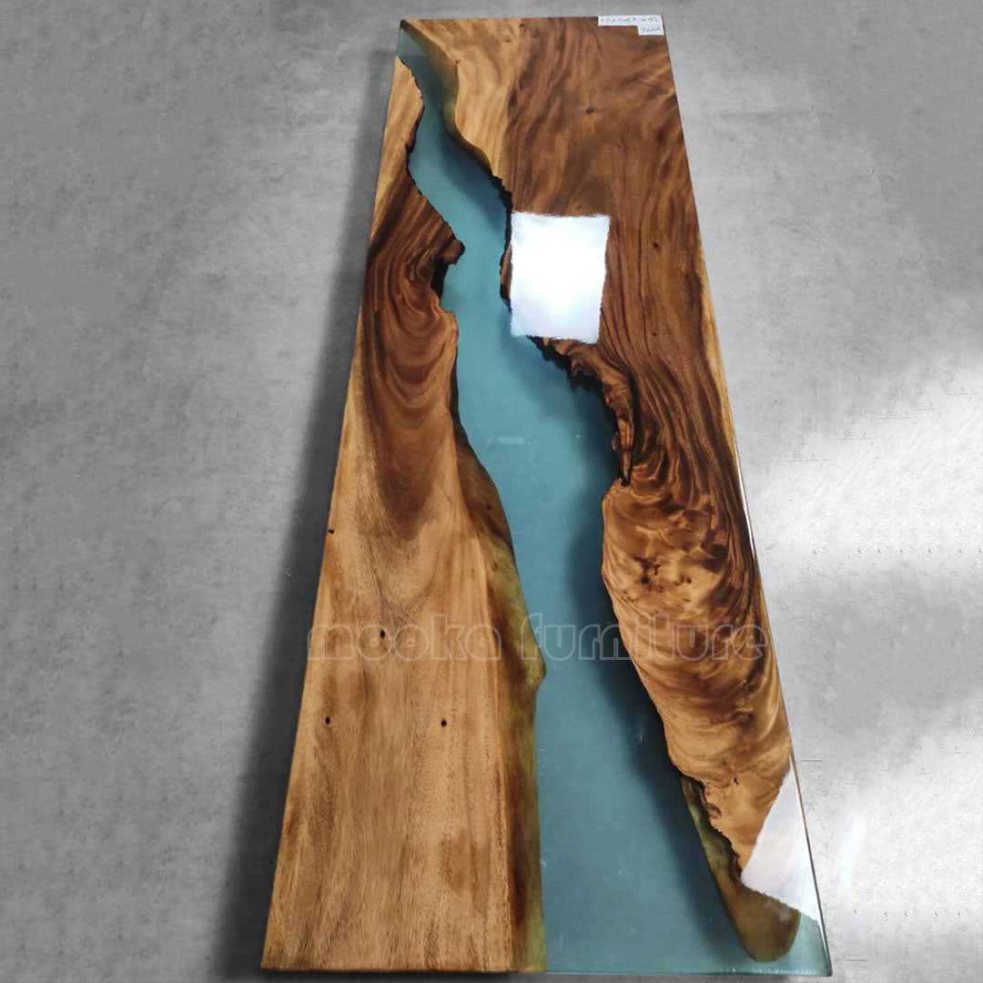 Resin Wood dining table - MOOKAFURNITURE