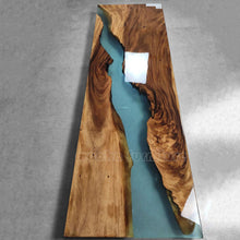 Load image into Gallery viewer, Resin Wood dining table - MOOKAFURNITURE
