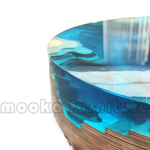Load image into Gallery viewer, unique blue ocean abyss table - MOOKAFURNITURE