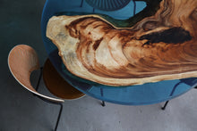 Load image into Gallery viewer, Resin Wood Dining Round Table - MOOKAFURNITURE