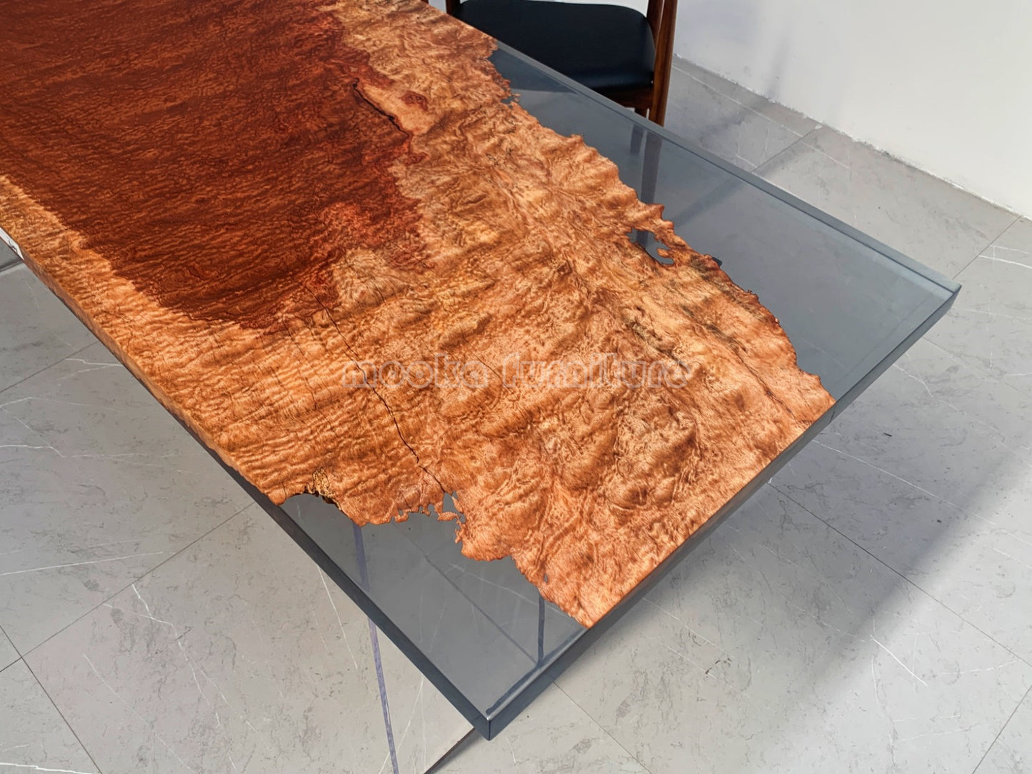 Resin Wood Table - MOOKAFURNITURE