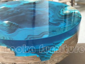 unique blue ocean abyss table - MOOKAFURNITURE