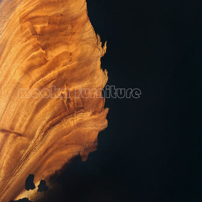 Resin Wood Dining Table - MOOKAFURNITURE