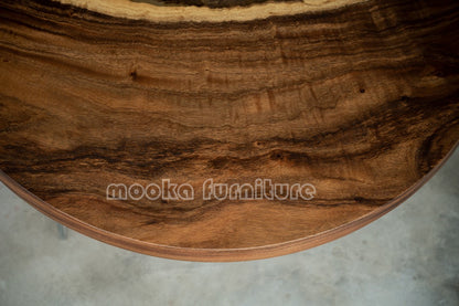 Resin Wood Dining Table Coffee Table - MOOKAFURNITURE