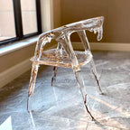 Resin Crystal Dining Chair - MOOKA FURNITURE