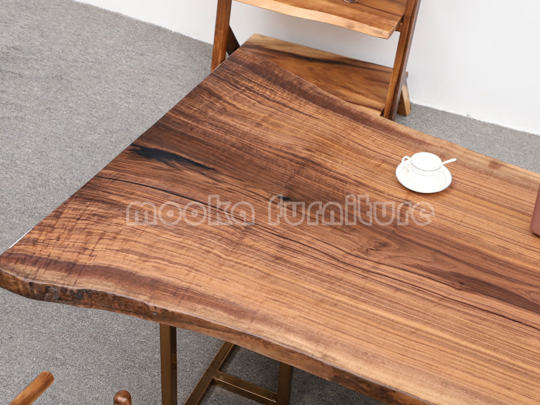 Resin Wood Table - MOOKAFURNITURE