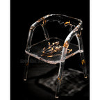 Resin Crystal Dining Chair - MOOKA FURNITURE