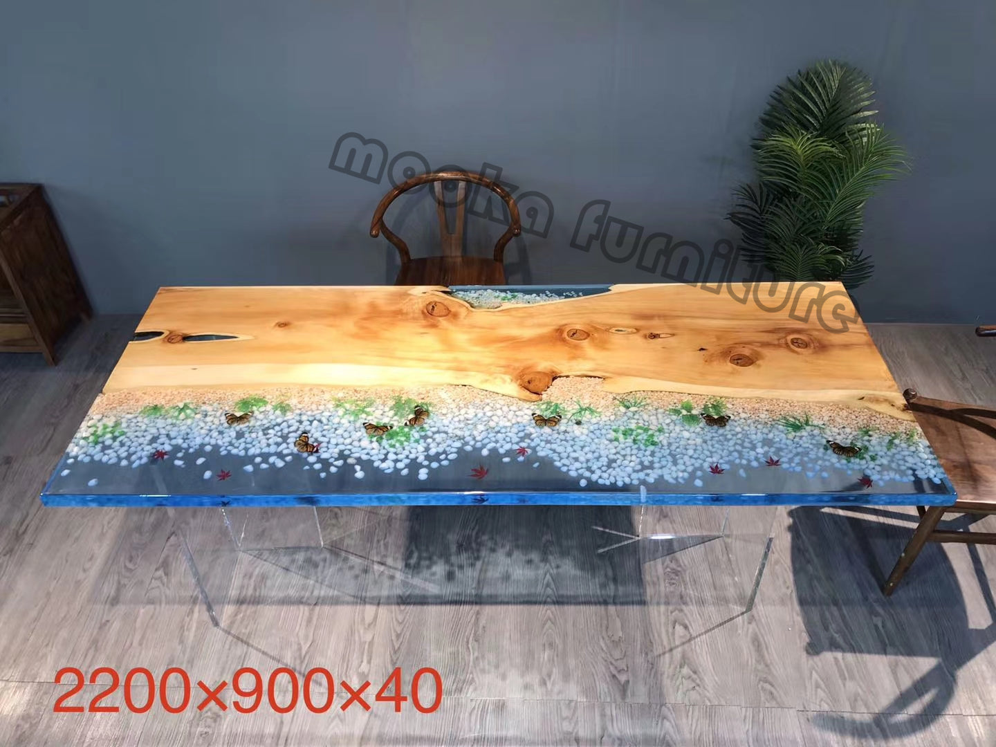 River Dining Table - MOOKAFURNITURE