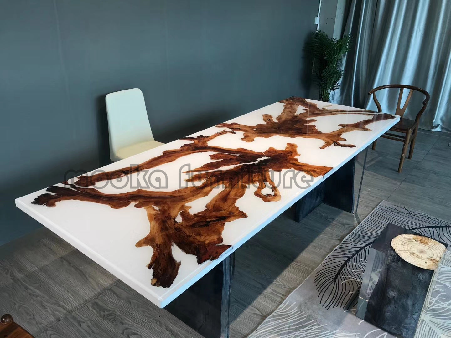 River Dining Table - MOOKAFURNITURE