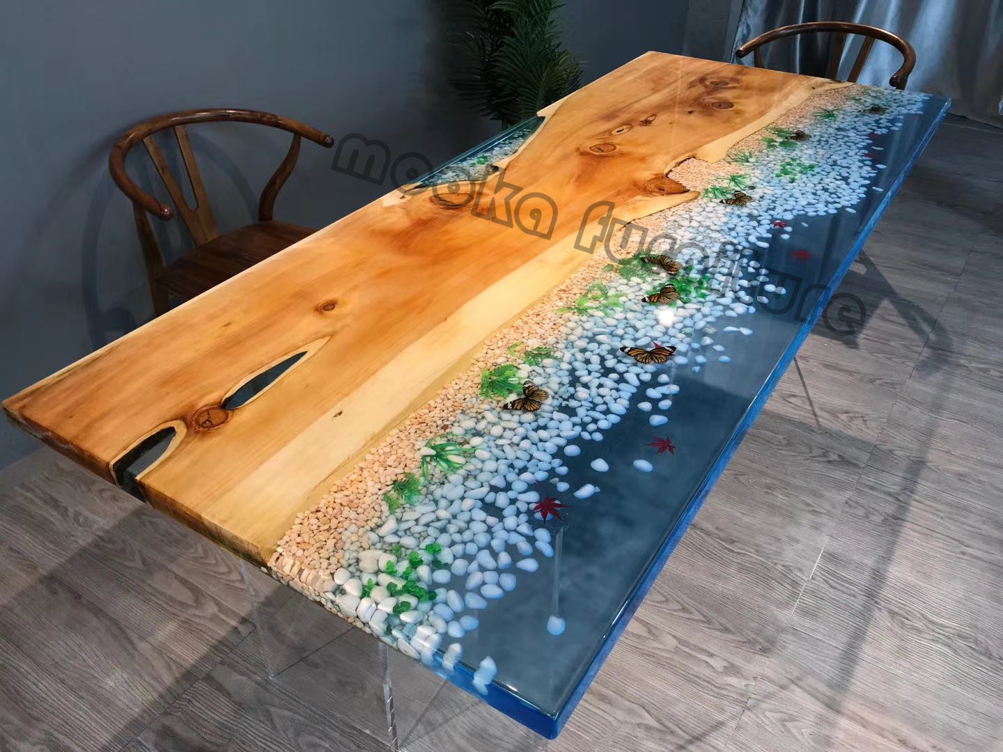 River Dining Table - MOOKAFURNITURE