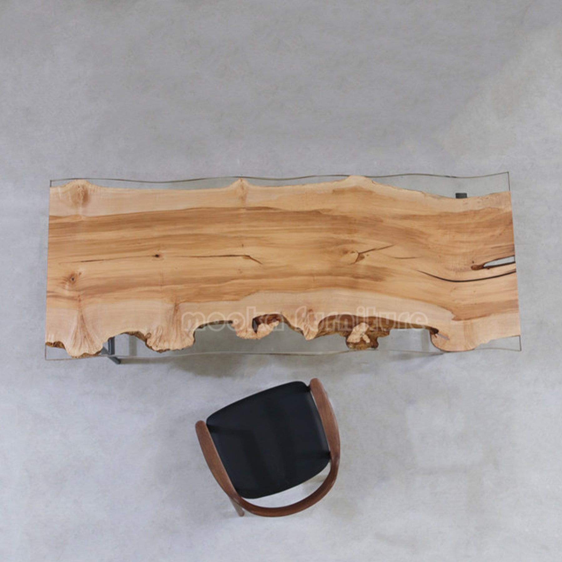 Resin Wood Table - MOOKAFURNITURE